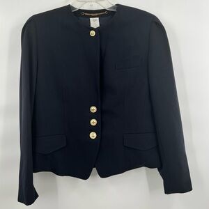 Basler black blazer jacket size 38